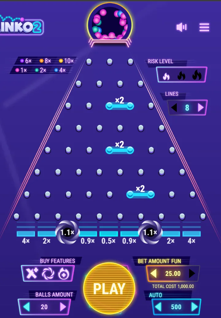 Plinko 2 en el celular